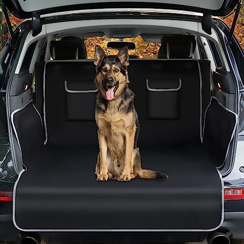Kofferraumschutz für Hunde, 2 große Taschen, rutschfest, 185 x 103
