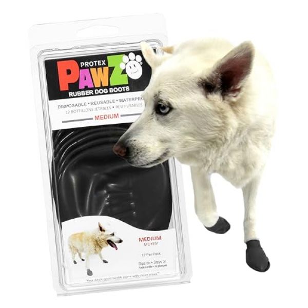 Hundesocken aus Gummi von PAWZ - wasserfest