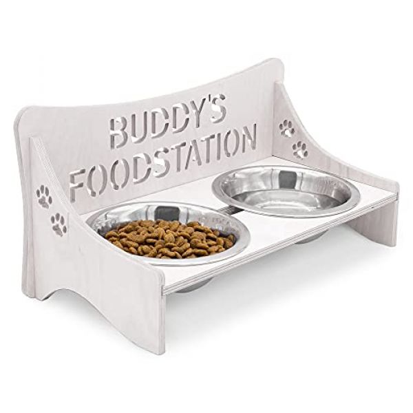 Personalisierbare Hundebar mit Rückwand von Inexterior