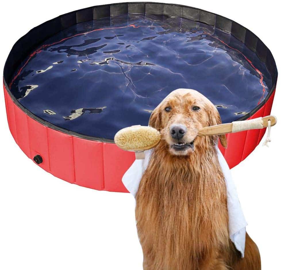 Ibanez® Leichte tragbare Stand-Badewanne für Hunde